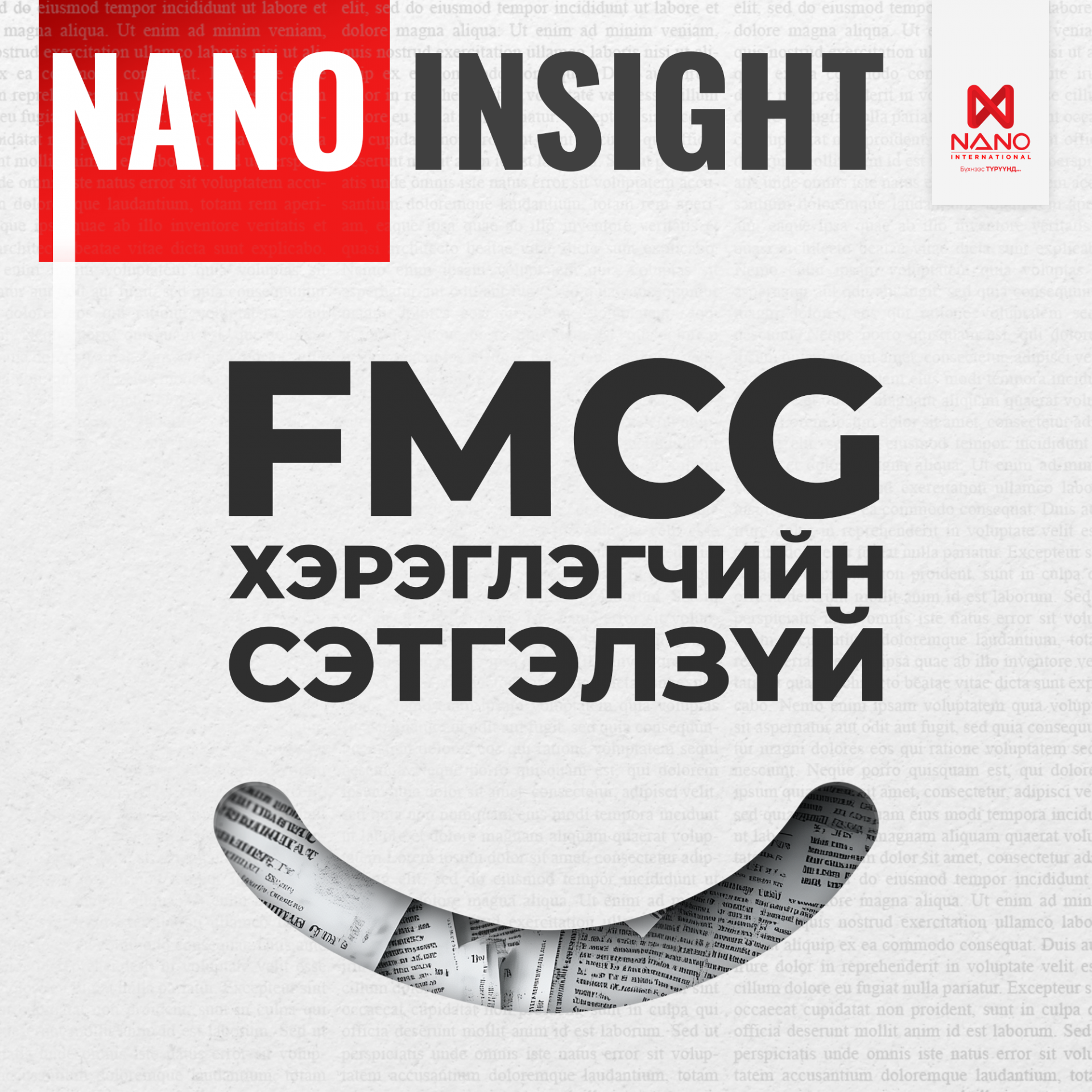 NANO INSIGHT - FMCG САЛБАР ДАХЬ ХЭРЭГЛЭГЧДИЙН СЭТГЭЛ ЗҮЙ